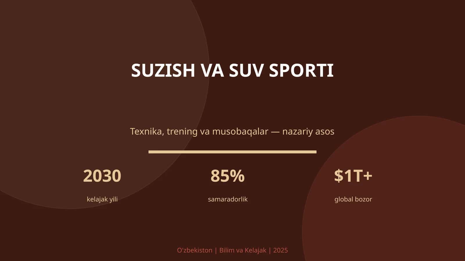 Suzish va suv sporti 1