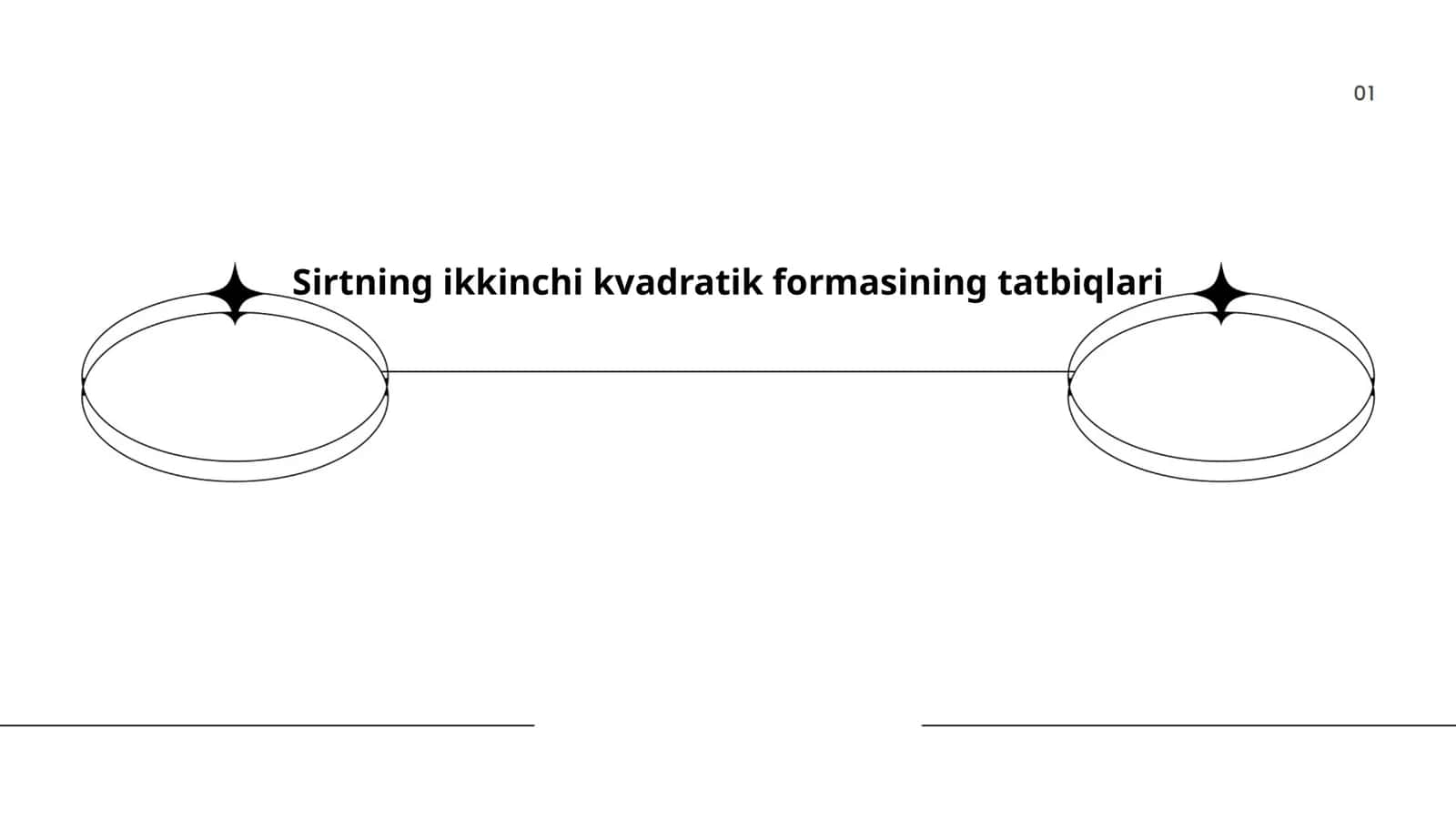 Sirtning ikkinchi kvadratik formasining tatbiqlari 1