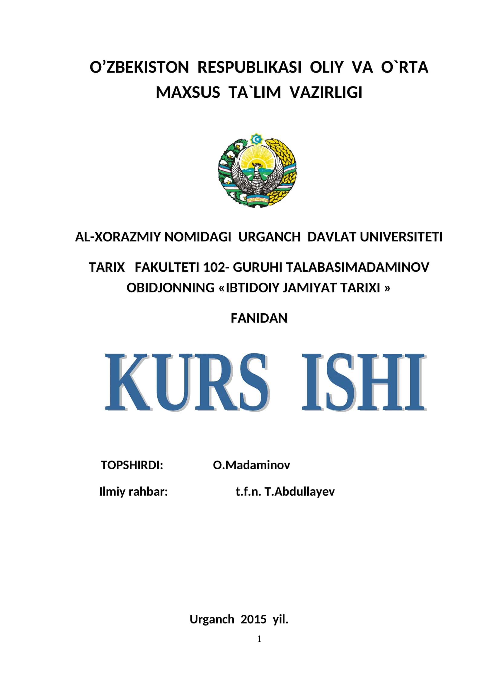 Jahon hududlarida qadimgi tosh davri maskanlari to’g’risida umumiy ma’lumotlar 1