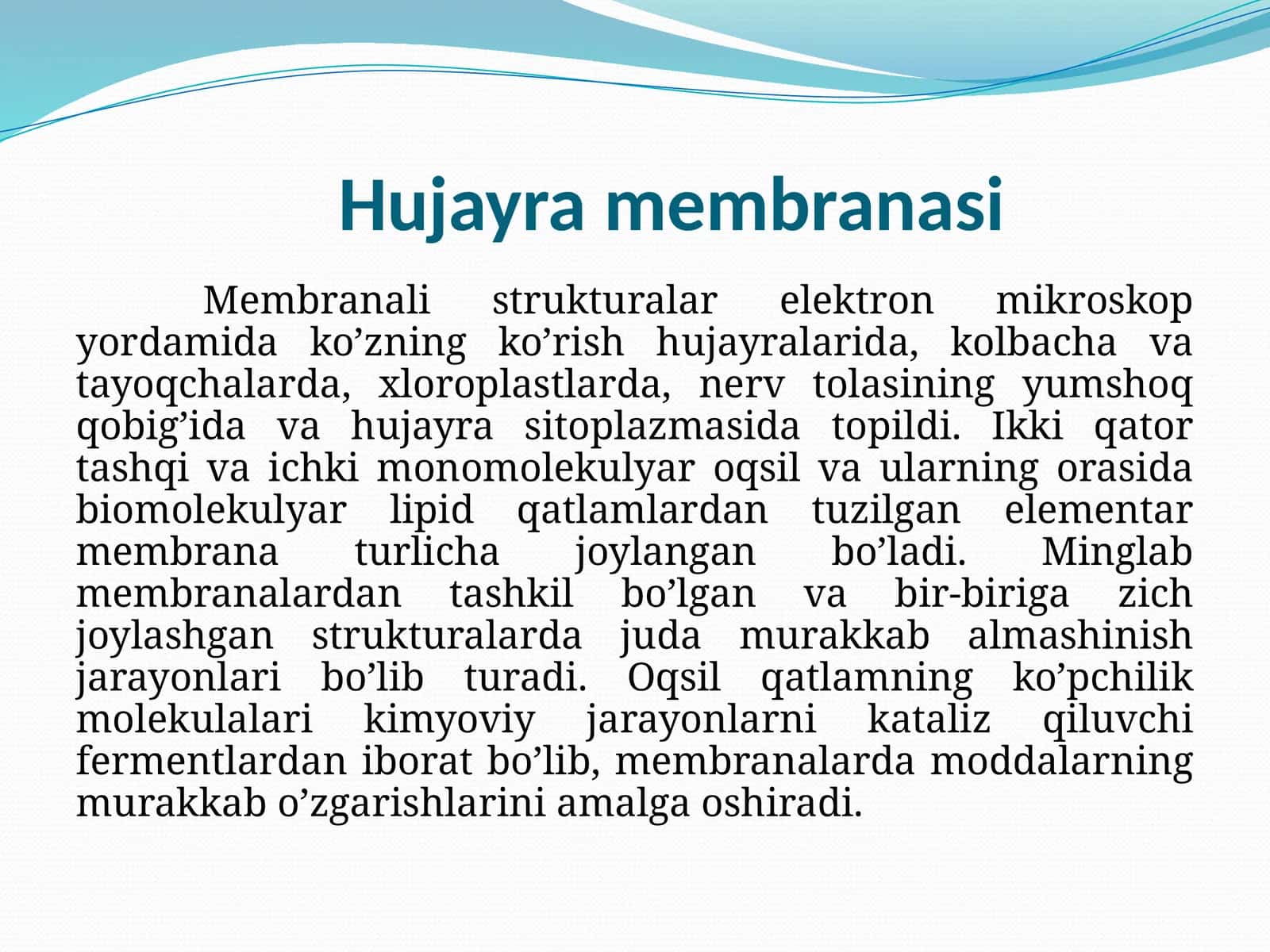 Hujayra membranasi 1