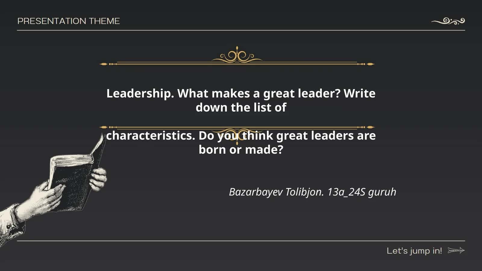 Bazarbayev Tolibjon 1