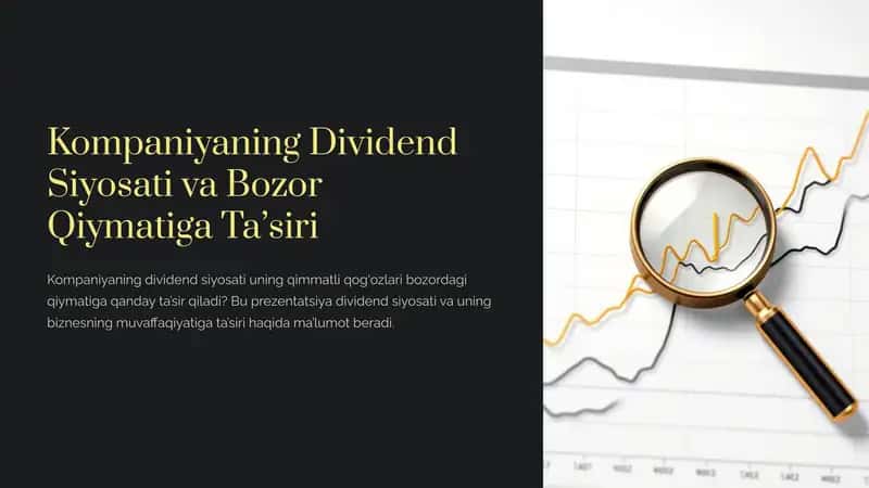 Kompaniyaning Dividend Siyosati va Bozor Qiymatiga Ta’siri 1