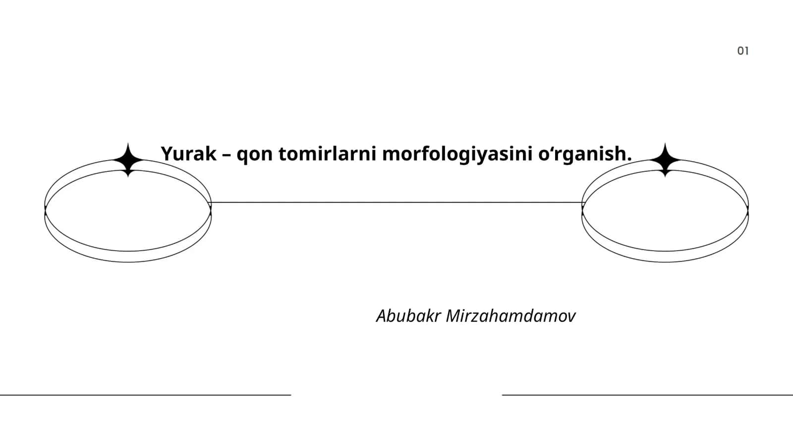 Yurak – qon tomirlarni morfologiyasini o‘rganish 1