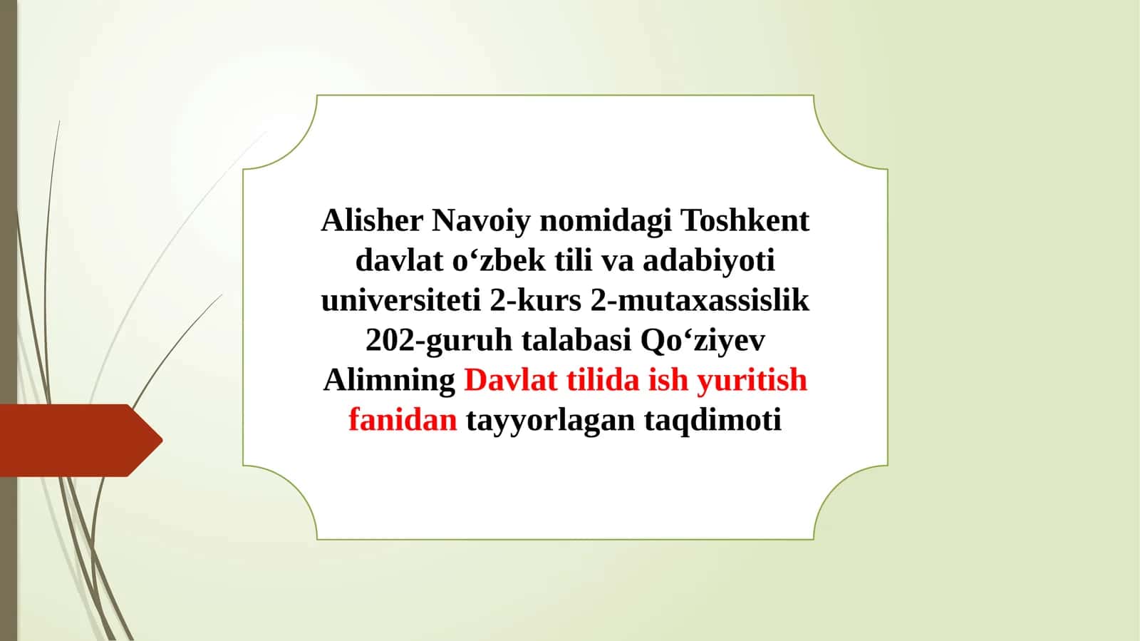 Farmoyish hujjatlari 1