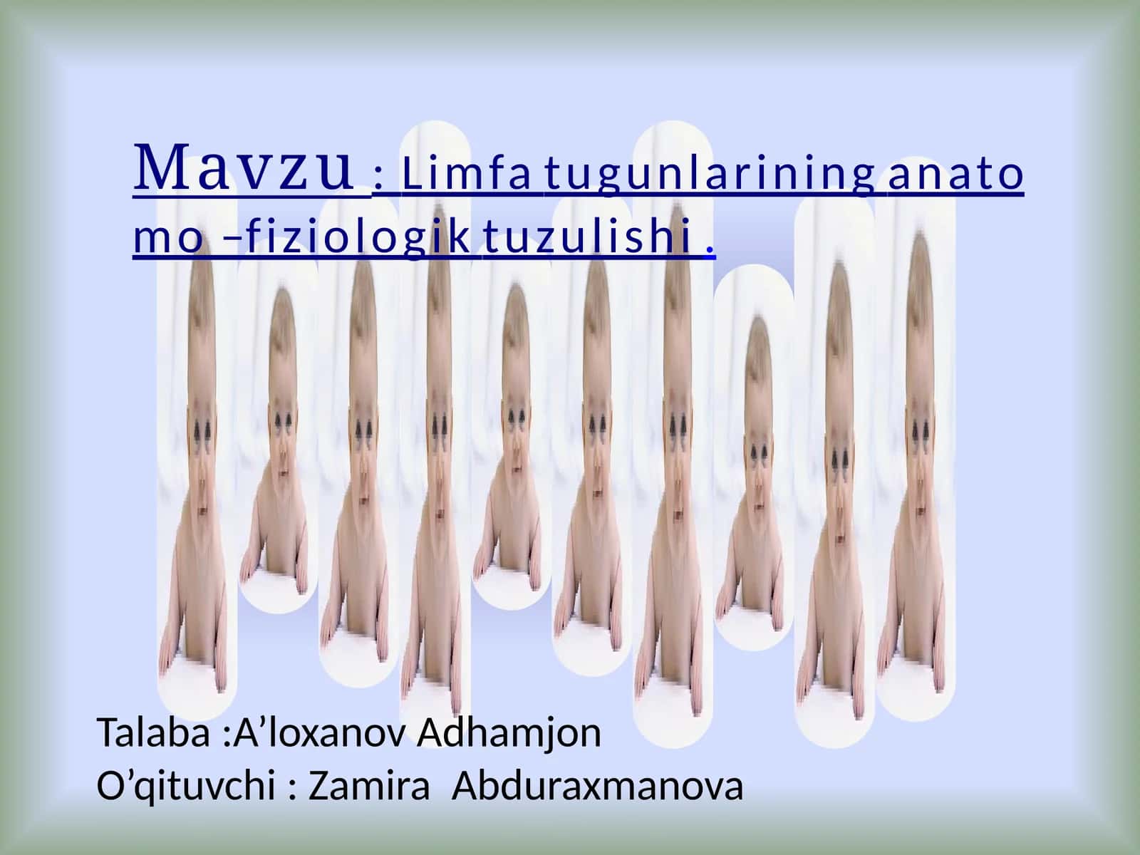 Limfa tugunlarining Anatomo fiziologik tuzulishi 1