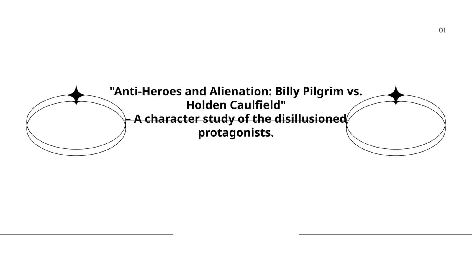 Anti-Heroes and Alienation: Billy Pilgrim vs. Holden Caulfield 1