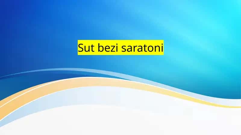 Sut bezi saratoni . Ko'krak bezi raki , etiologiyasi, patogenezi, diagnostikasi va davolash 1