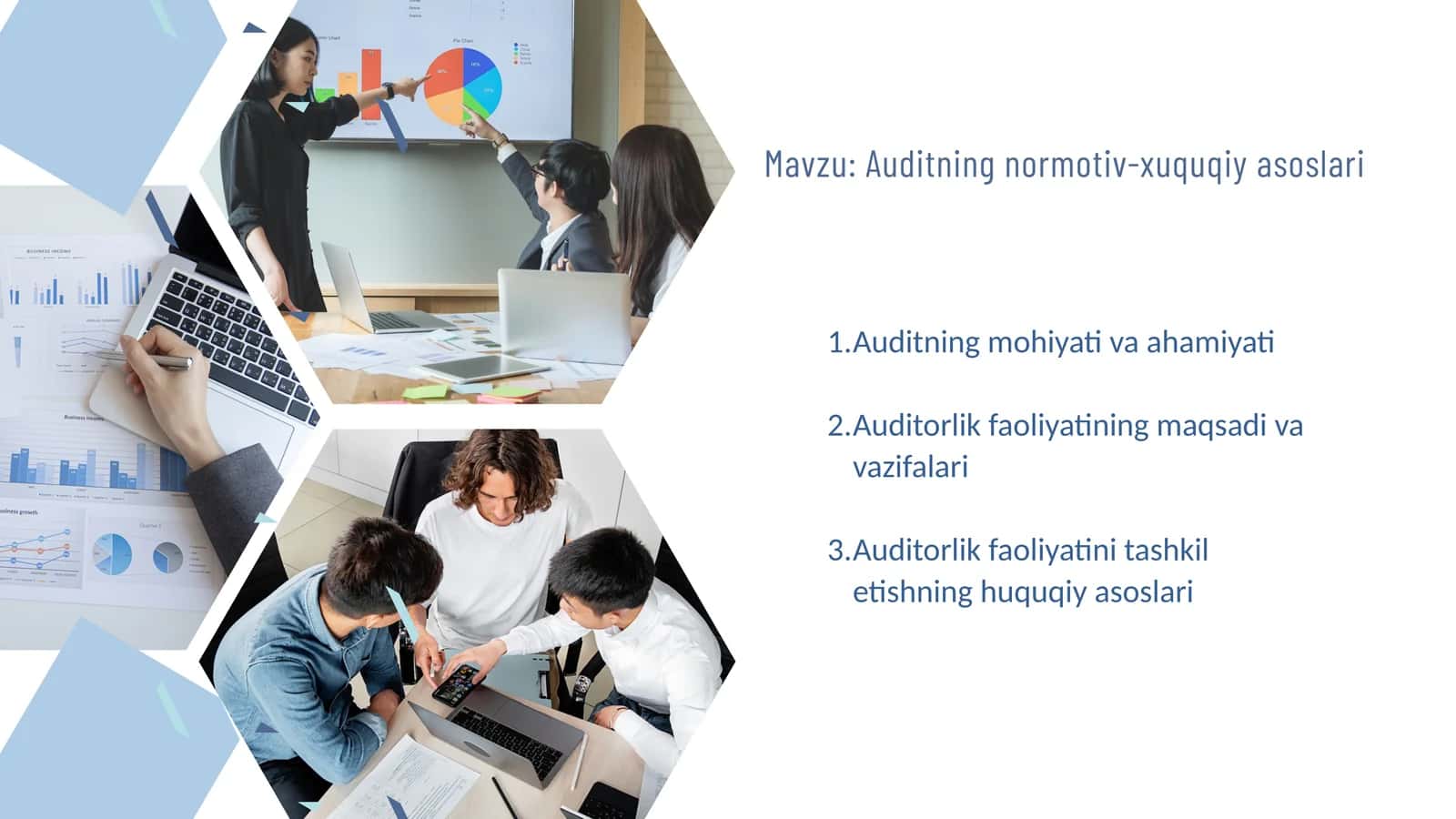 Auditning normotiv-xuquqiy asoslari 1