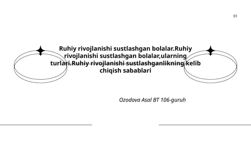 Ruhiy rivojlanishi sustlashgan bolalar 1