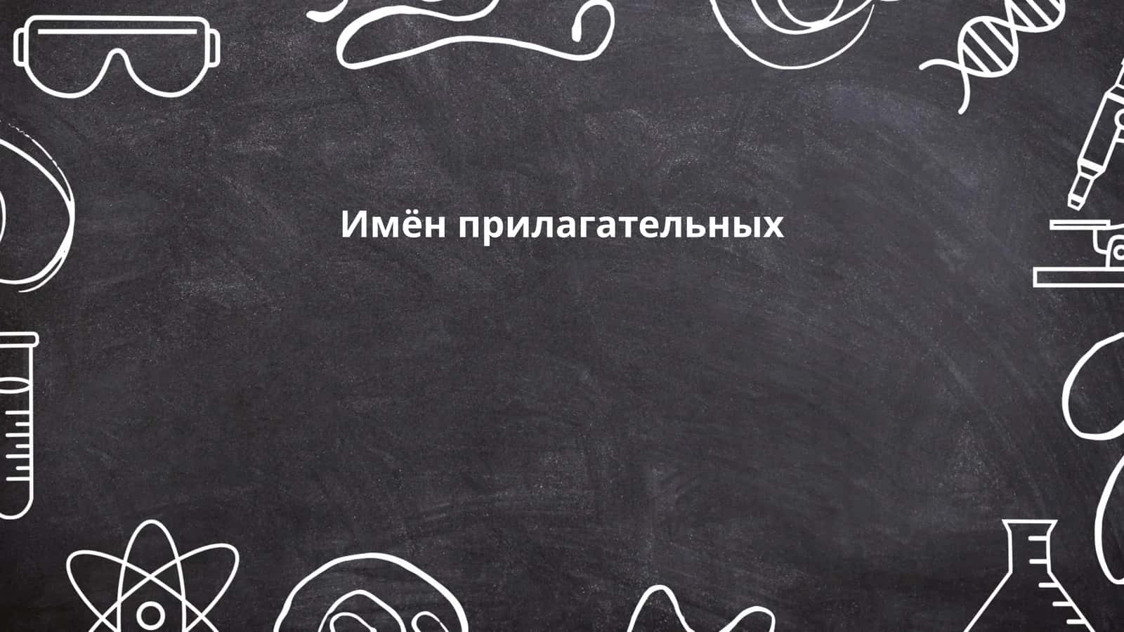 Имён прилагательных 1