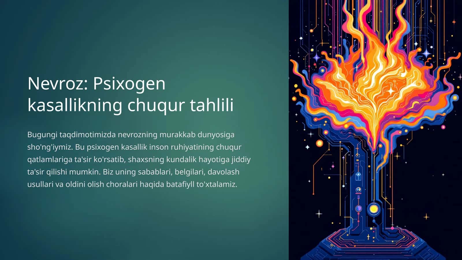 Nevroz: Psixogen kasallikning chuqur tahlili 1