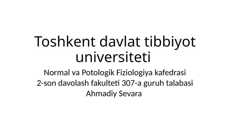 PSEVDOALLERGIYA, ATIPIK ALLERGIK KASALLIKLAR, DORI VA OZIQ-OVQAT ALLERGIYALARI 1