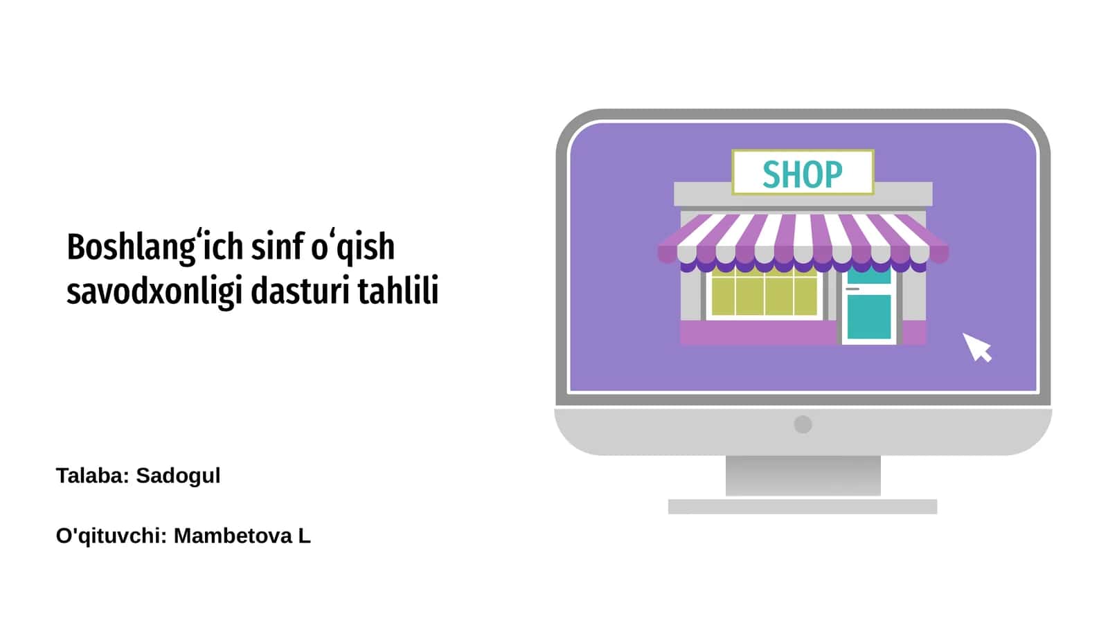 Boshlangʻich sinf oʻqish savodxonligi dasturi tahlili 1