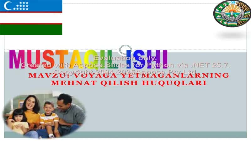 Vojaga yetmaganlarning mehnat qilish huquqlari 1