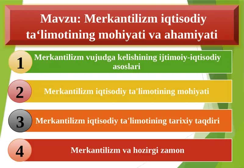 Merkantilizm 1