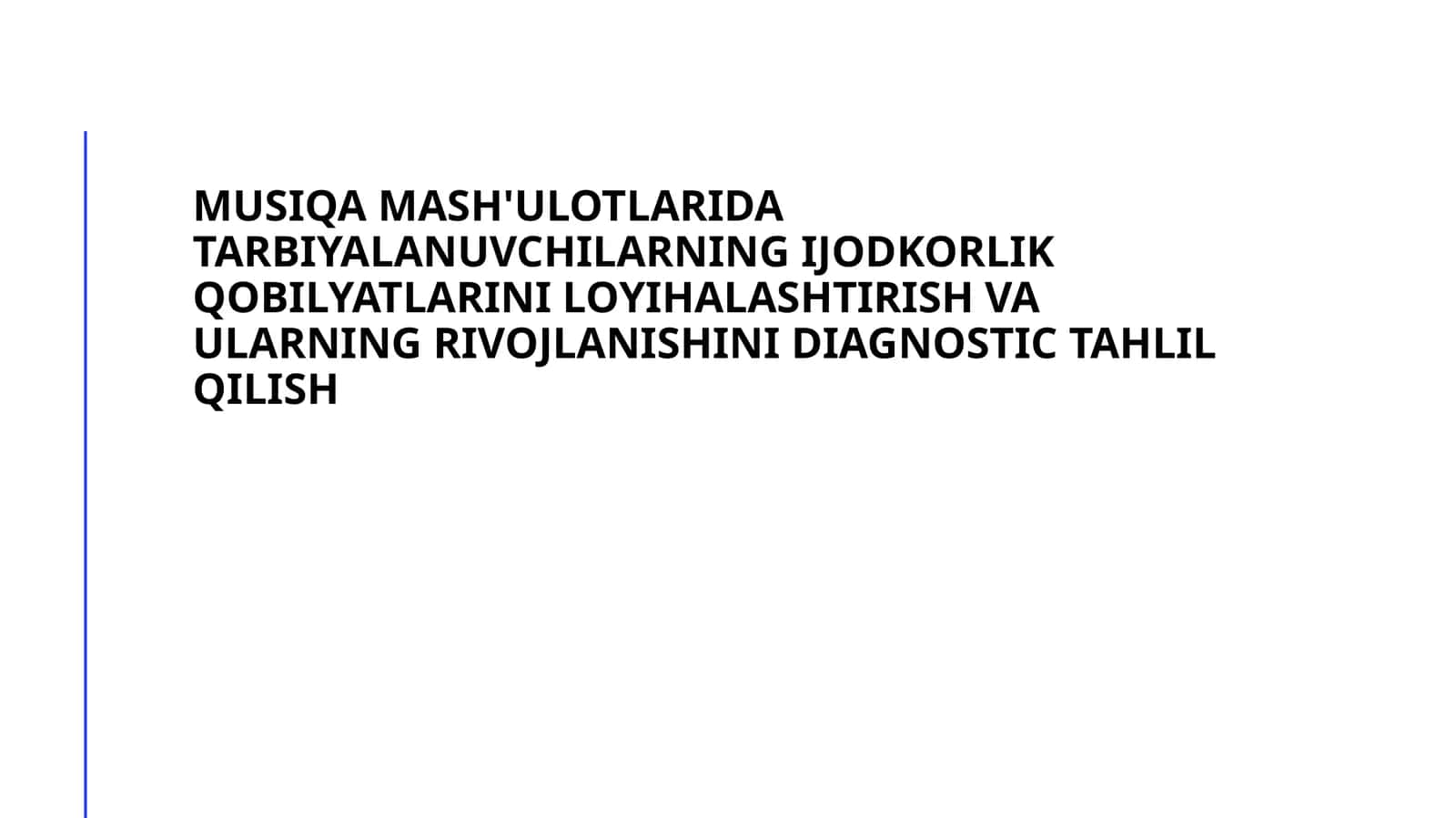 Musiqa darslarida ijodkorlikni rivojlantirish uchun innovatsion yondashuvlar 1