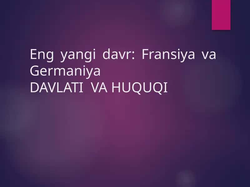 Engyangidavr: FransiyavaGermaniya 1