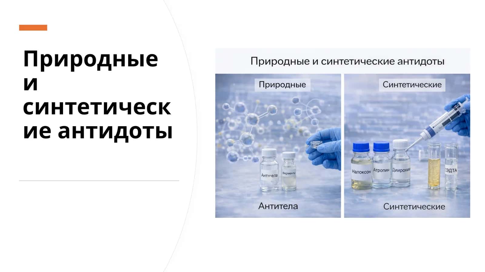Природные и синтетические антидоты 1