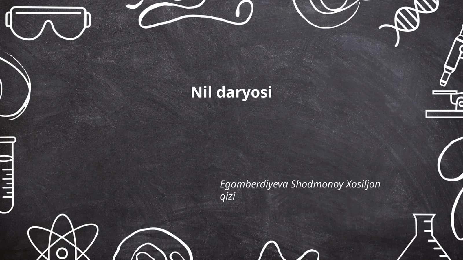 Nil daryosi 1