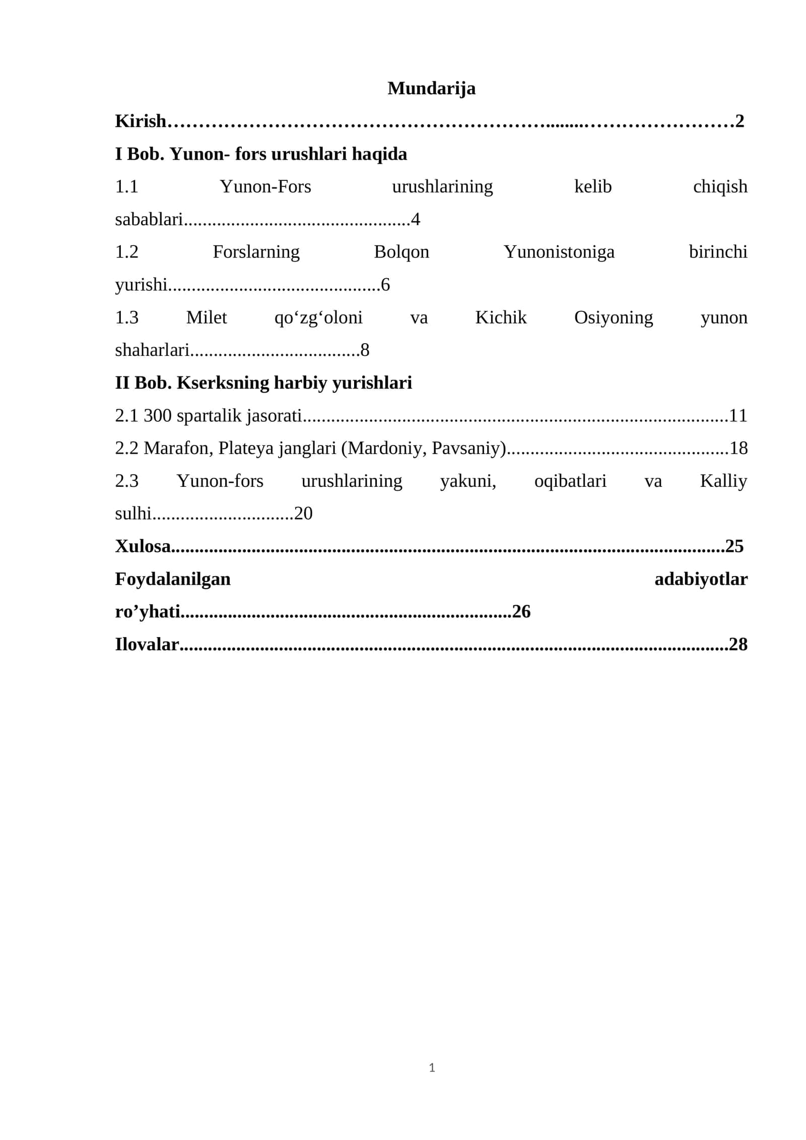 Yunon-Fors urushlarining kelib chiqish sabablari 1