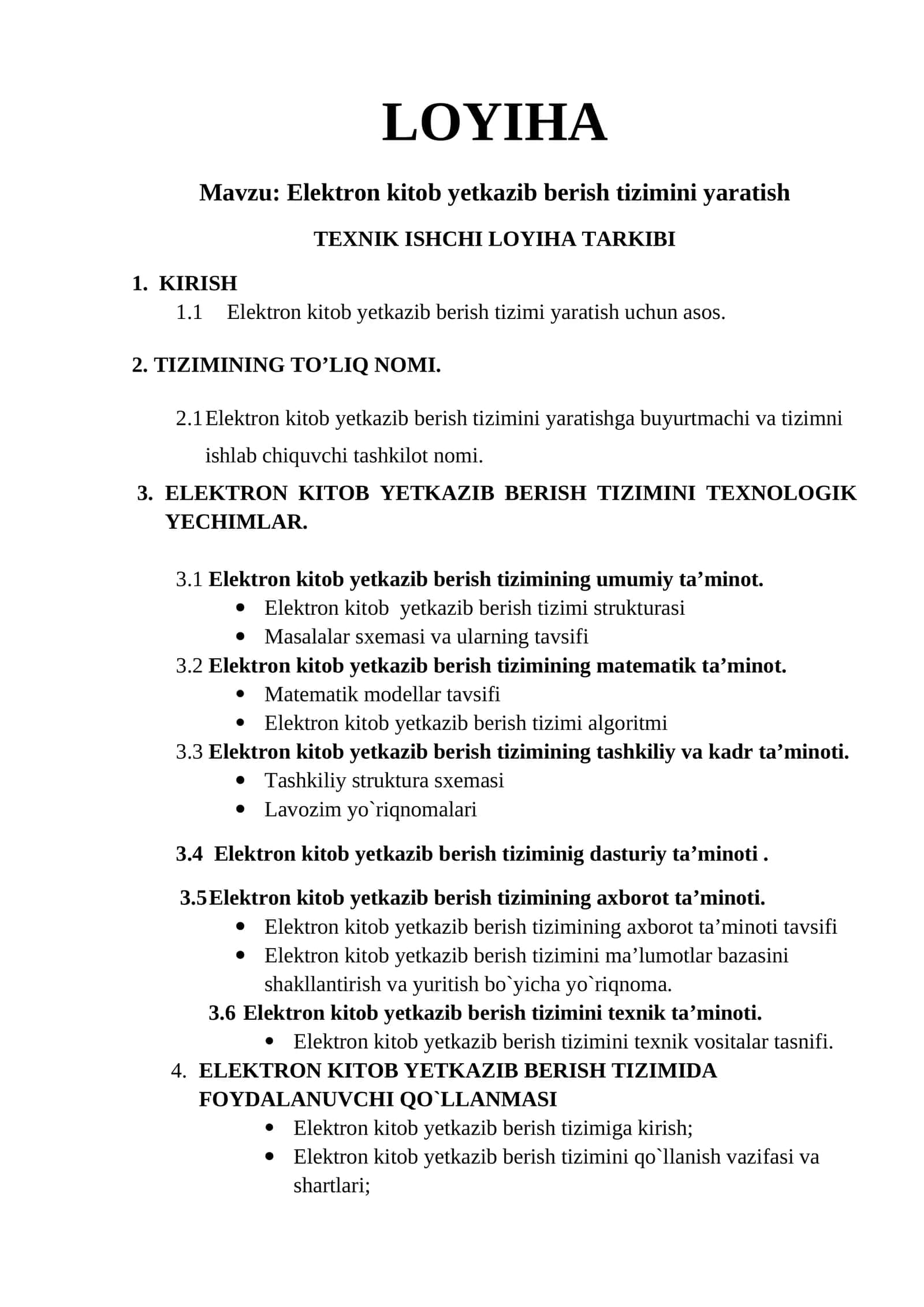 Elektron kitob yetkazib berish tizimini yaratish 1