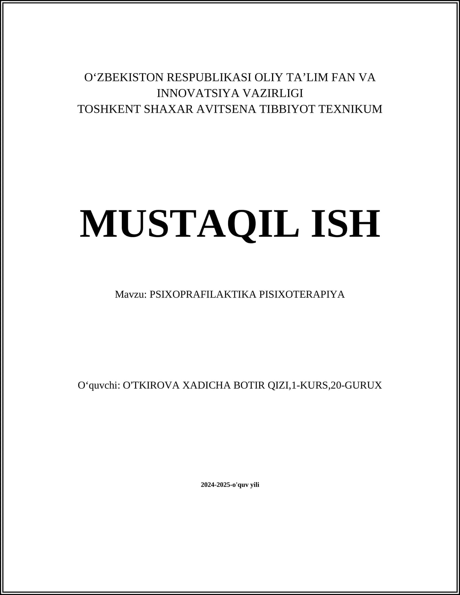 PSIXOPRAFILAKTIKA PISIXOTERAPIYA 1