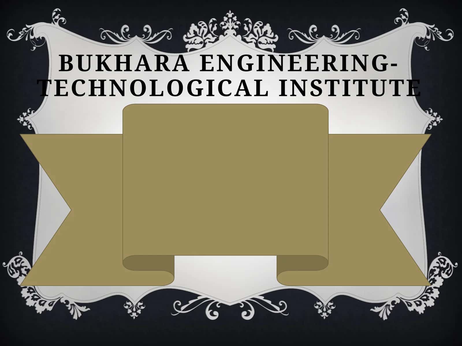Bukhara engineering-technological institute 1