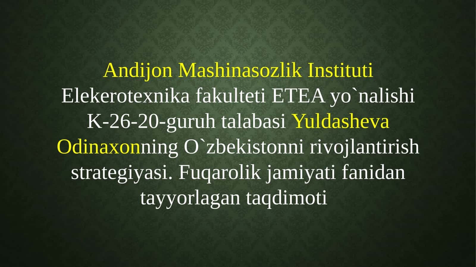 Fuqarolik jamiyatining asosiy belgilar va tamoyillari 1