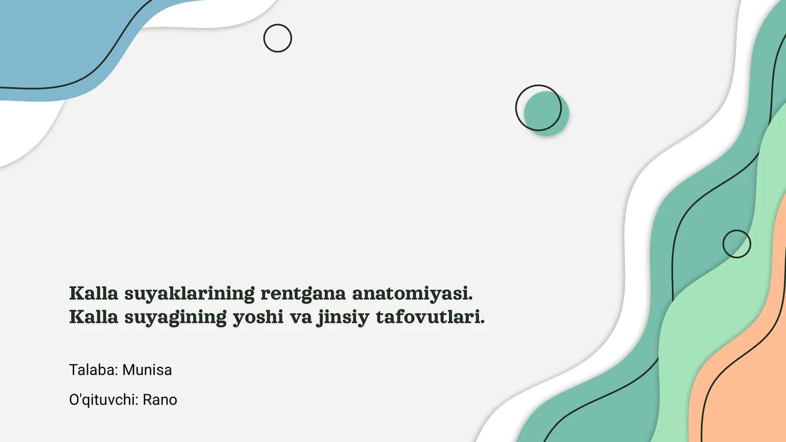 Kalla suyaklarining rentgana anatomiyasi 1