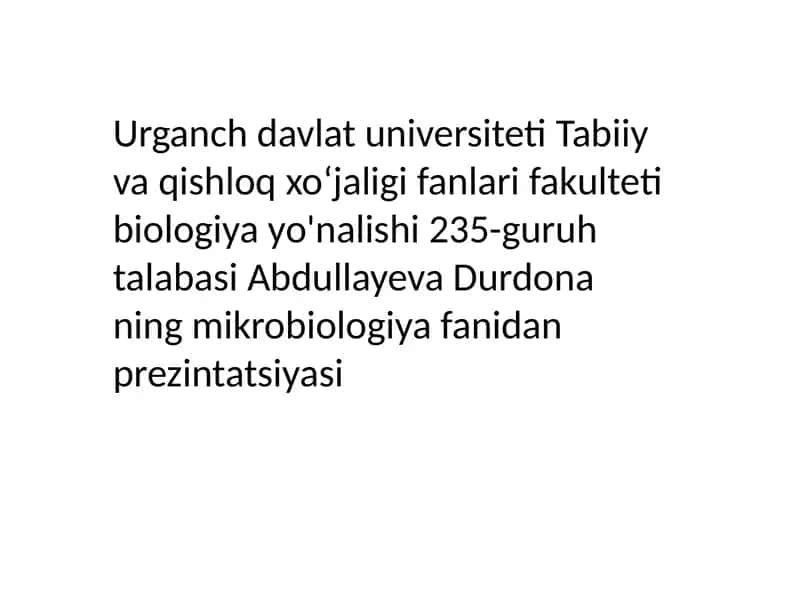 Tuproq unimdorligi haqida 1