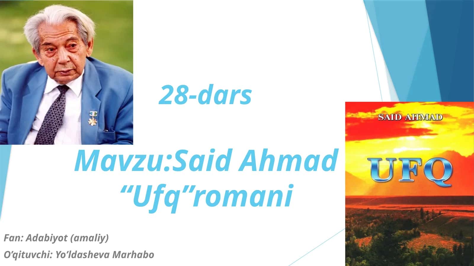 Said Ahmad “Ufq”romani 1