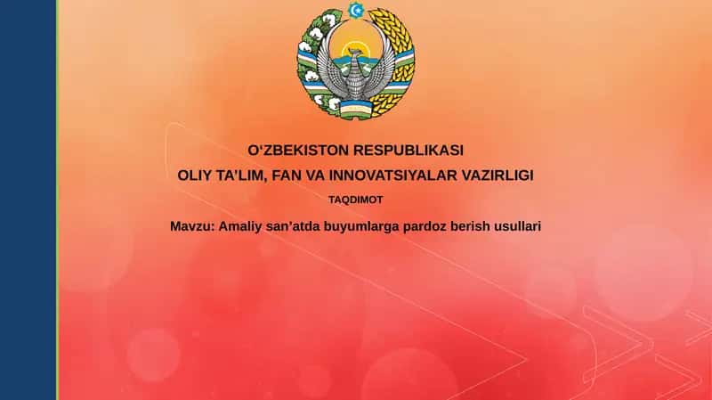 Bezak usullarining klassifikatsiyasi 1