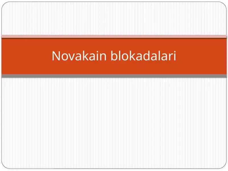 Novakainblokadalari 1