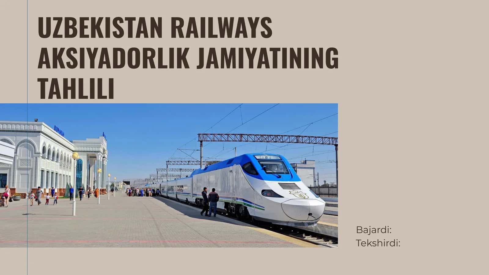 UZBEKISTAN RAILWAYS AKSIYADORLIK JAMIYATINING TAHLILI 1