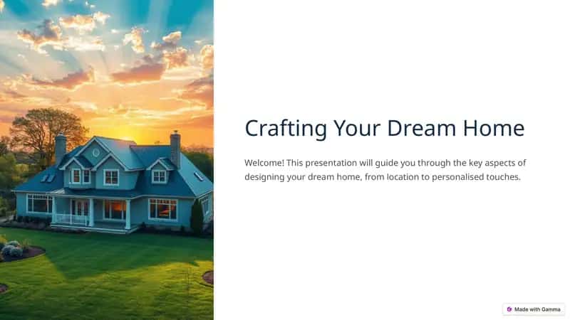 Crafting Your Dream Home 1