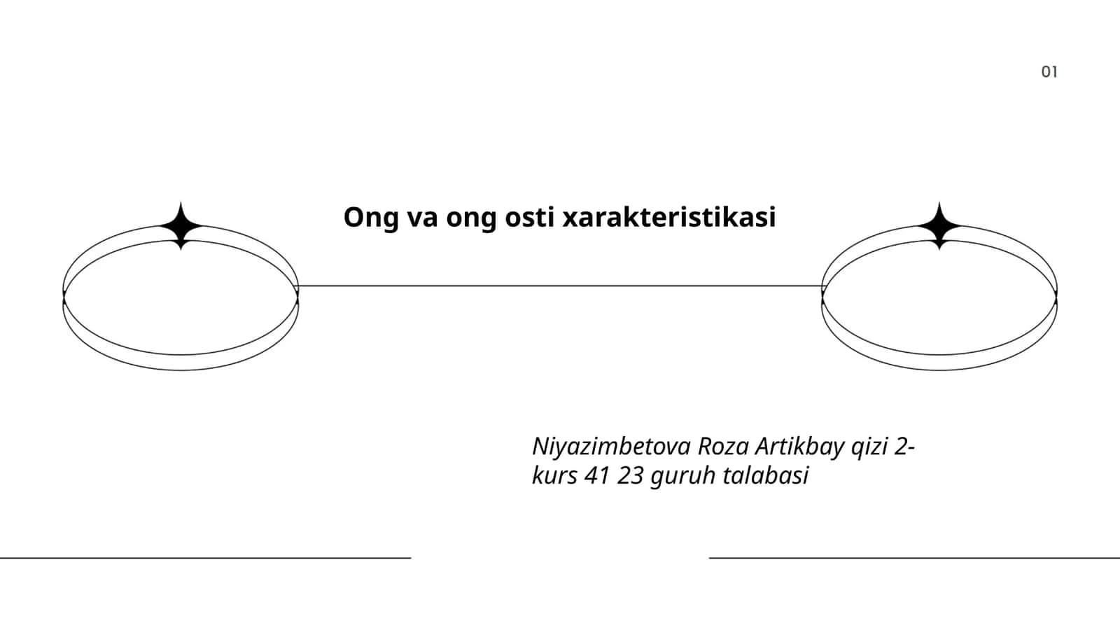 Онг ва онг ости 1