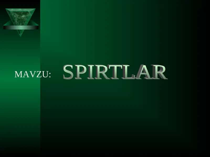 Spirtlar 1