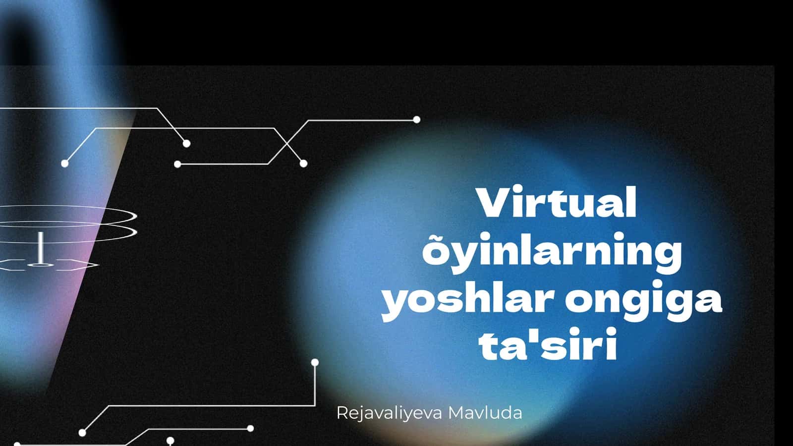 Virtual o'yinlarning yoshlar ongiga ta'siri 1