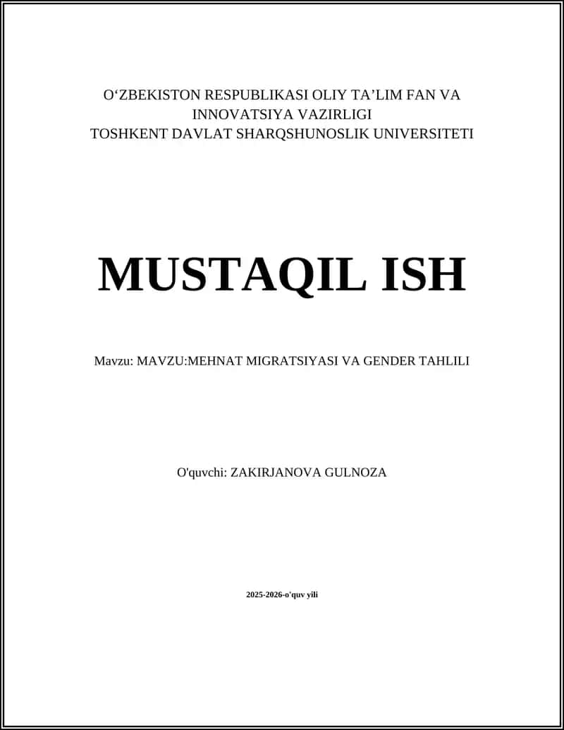 MEHNAT MIGRATSIYASI VA GENDER TAHLILI 1