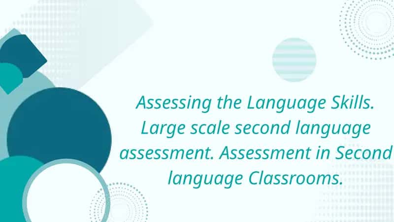 Assessing the Language Skills 1