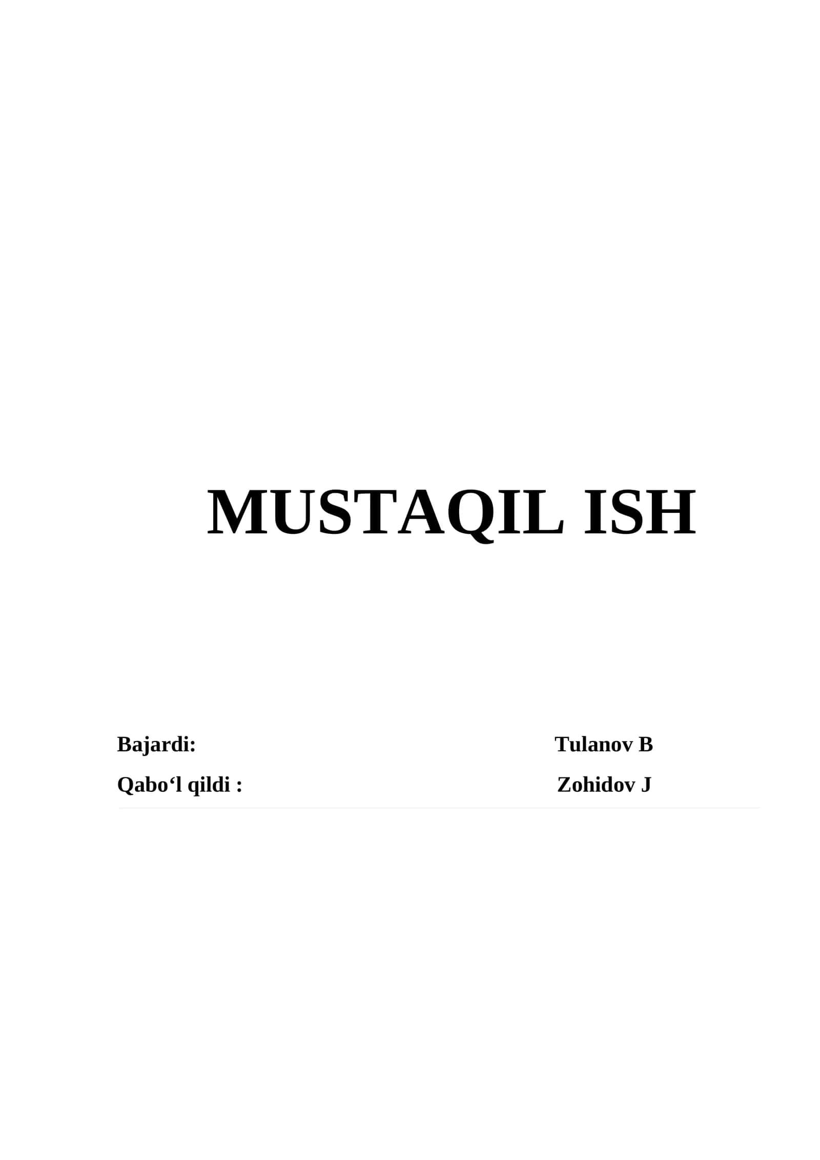 Xotirani taqsimlash usullari (statik, dinamik) 1