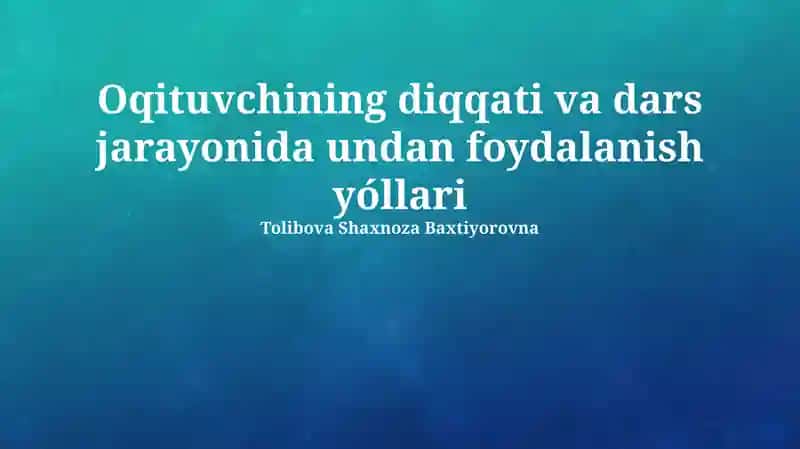 E'tiborni jalb qilish usullari va texnologiyalari
