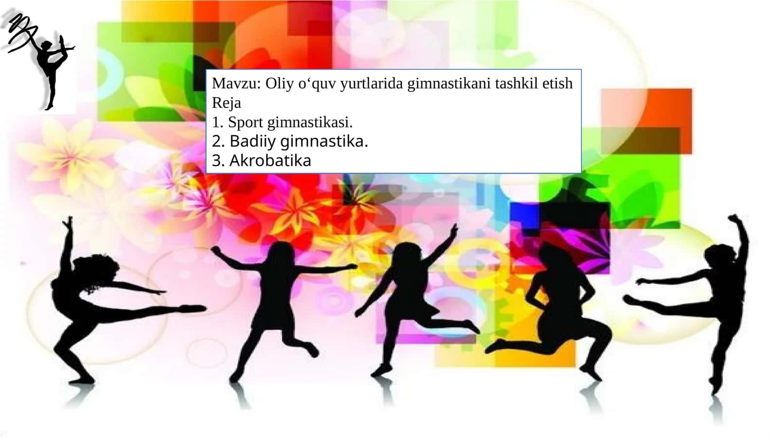Oliy oʻquv yurtlarida gimnastikani tashkil etish 1