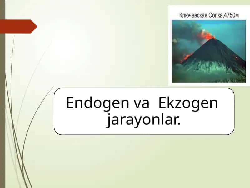 Geologik jarayonlar haqida umumiy tushuncha 1