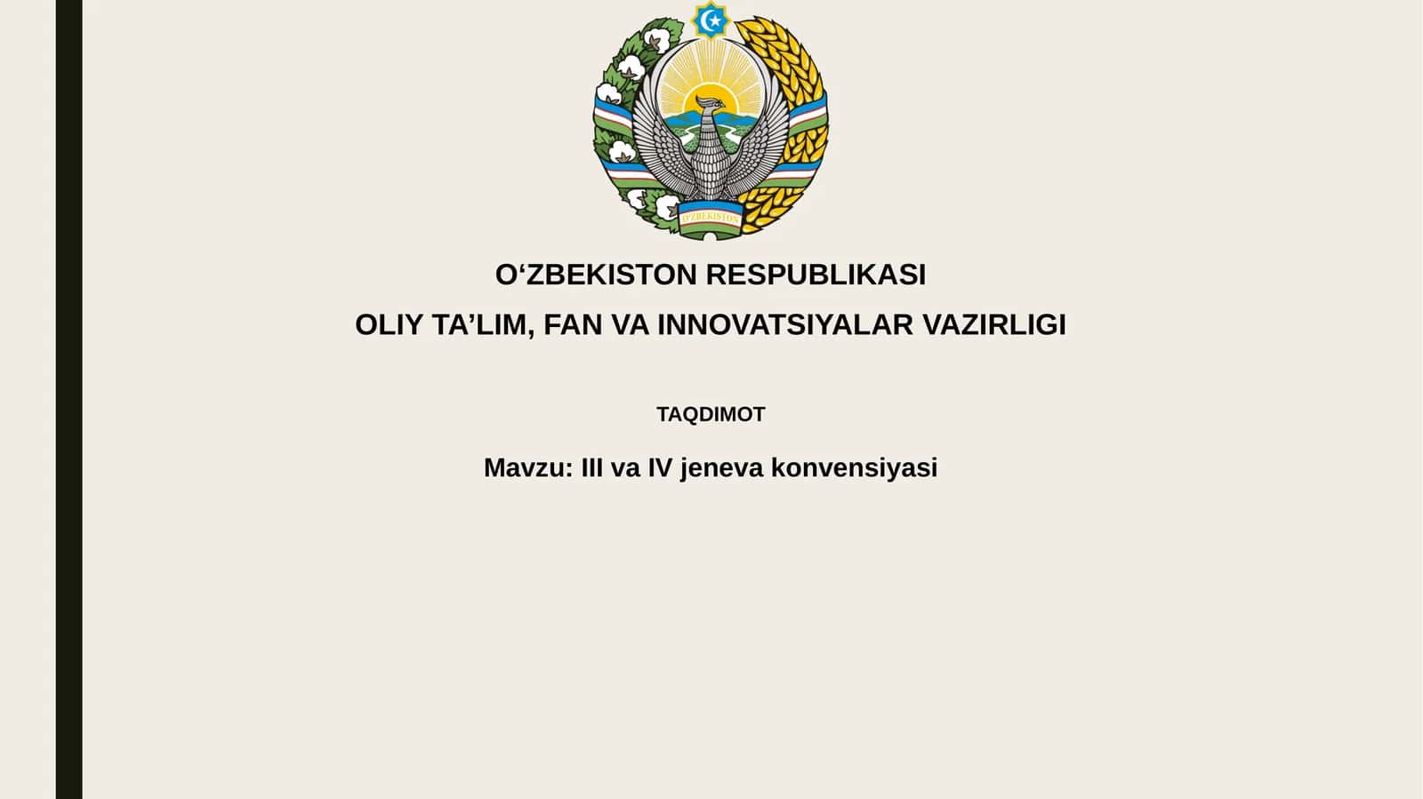 III va IV Jeneva konvensiyasi 1