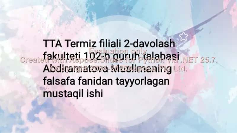 Madaniy meros va unga munosabat muammolari 1
