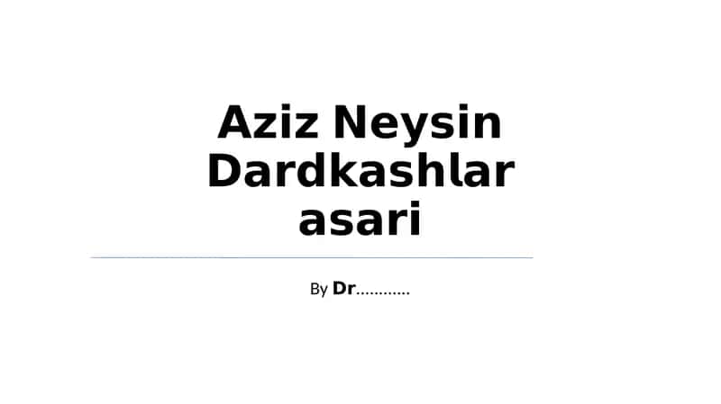 Aziz Nesin Dunyosi 1