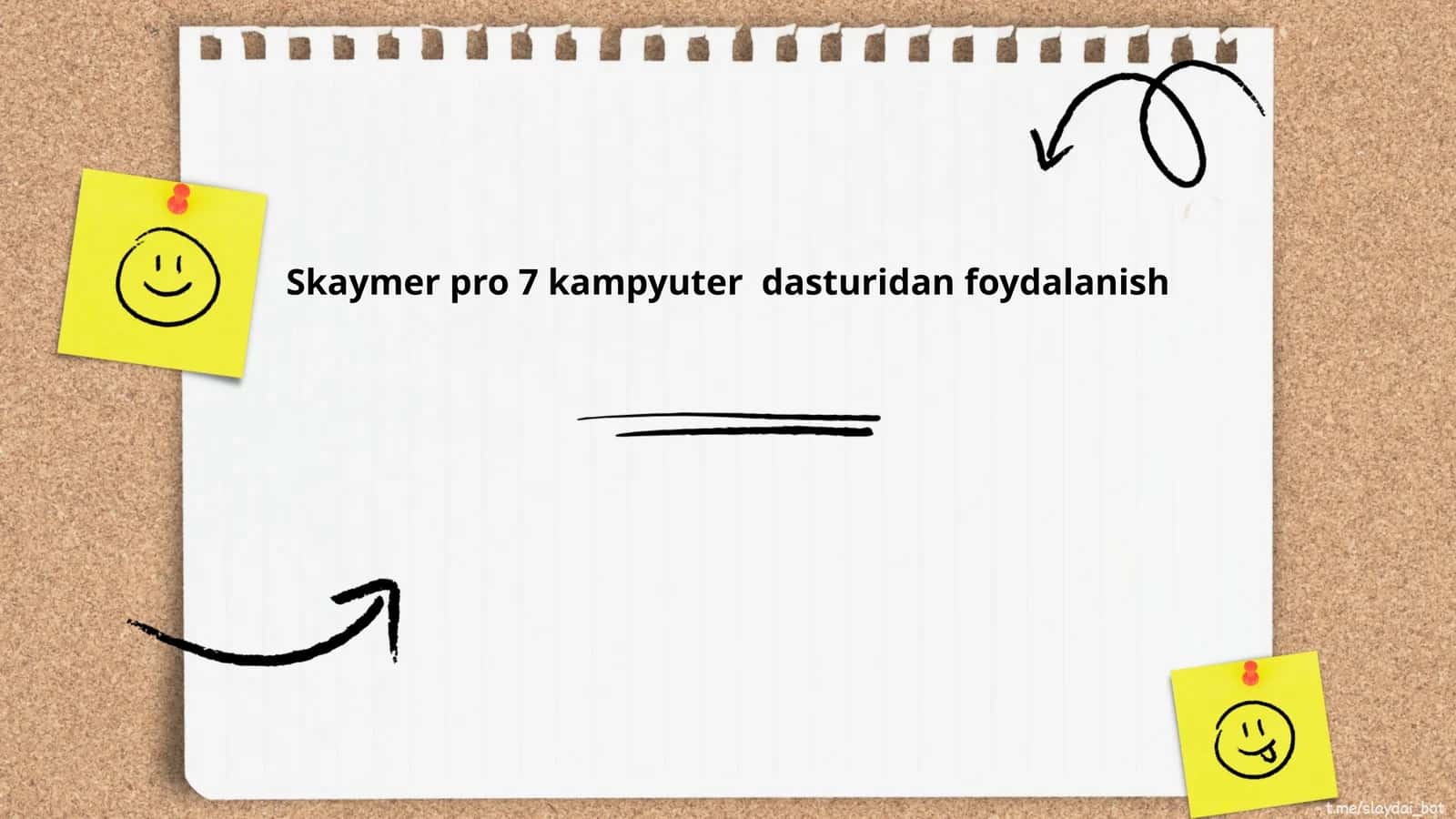 Skaymer pro 7 kampyuter dasturidan foydalanish 1
