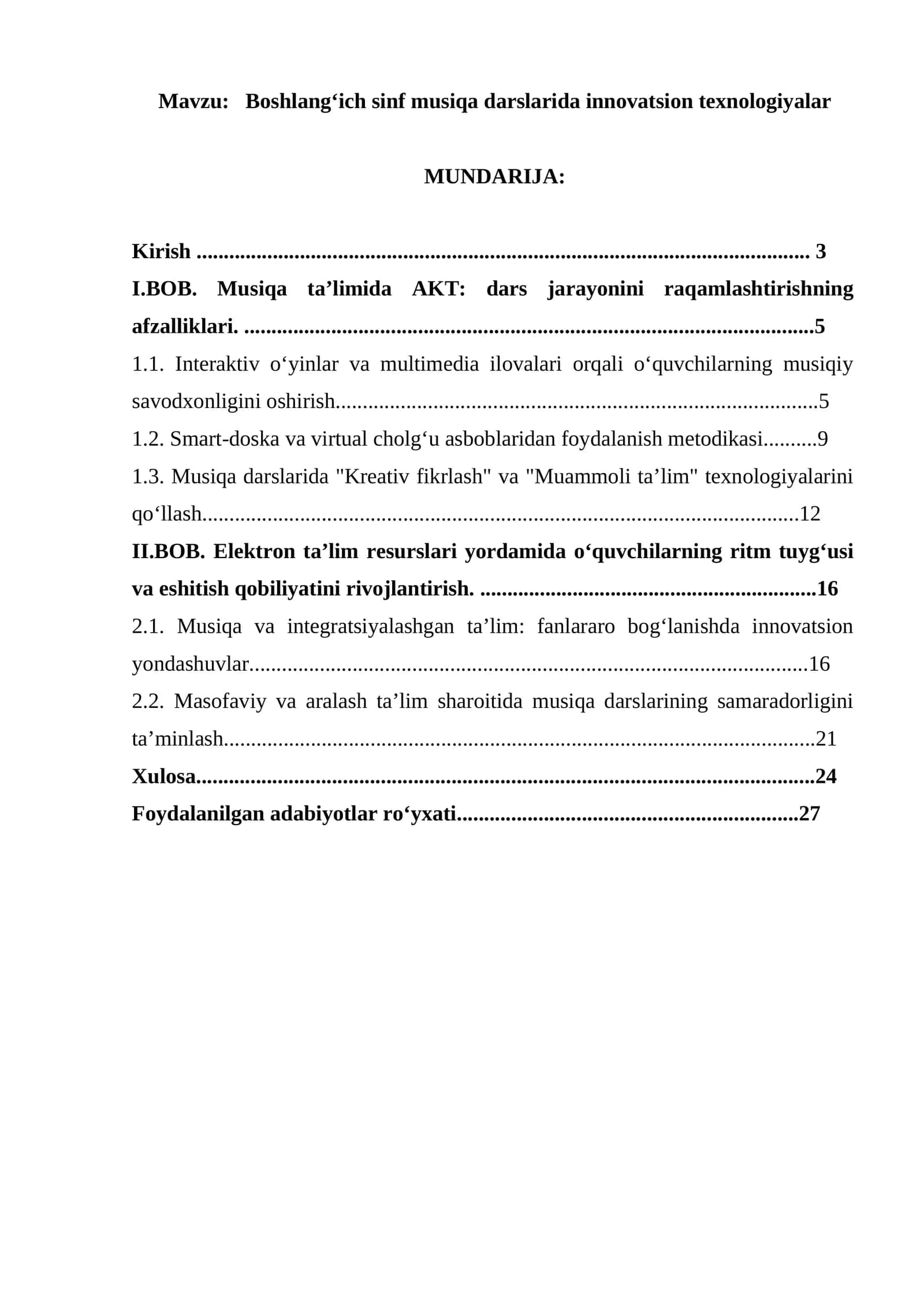Boshlang‘ich sinf musiqa darslarida innovatsion texnologiyalar 1