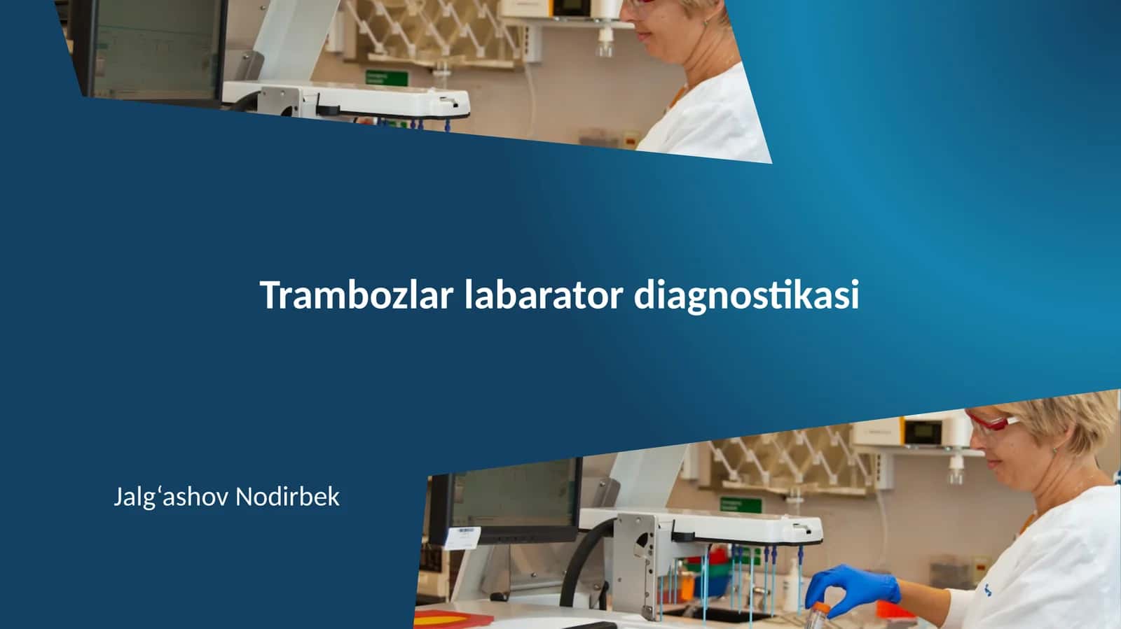 Trambozlar labarator diagnostikasi 1